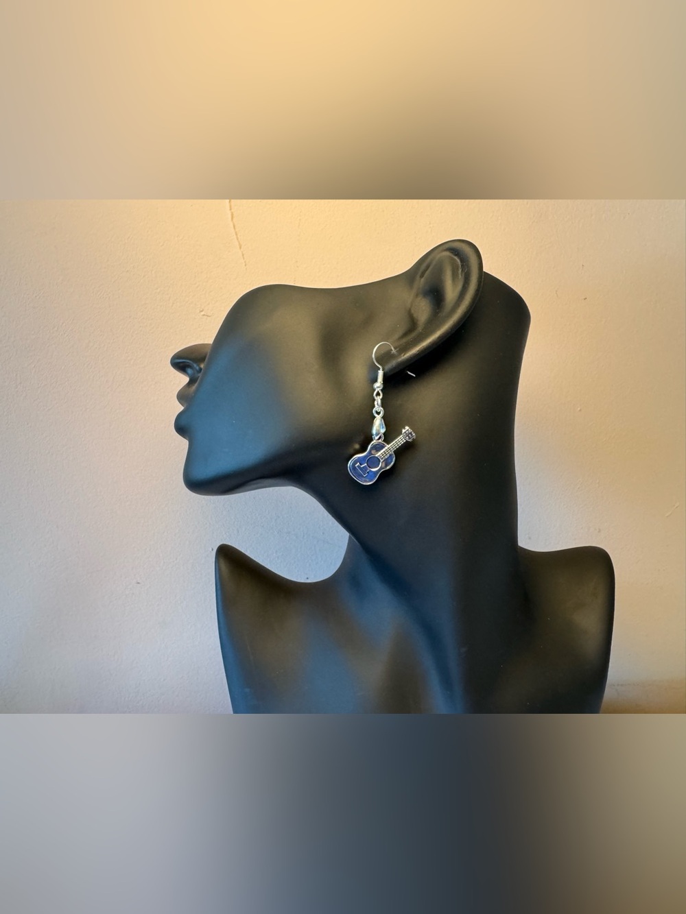 Guitar Charm Drop Earrings - Women Jewelry